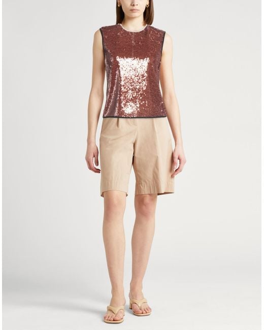 Alysi Red Rust Top Polyester