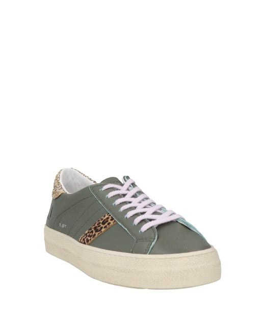Date Gray Sneakers Leather