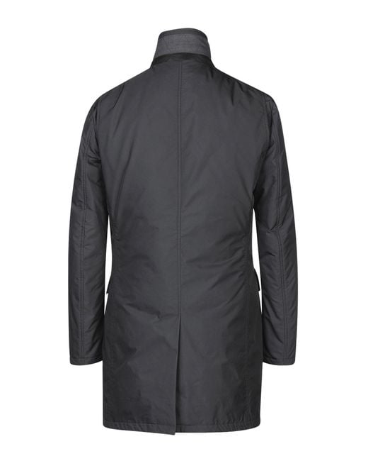 Moorer Gray Coat Polyamide, Virgin Wool for men