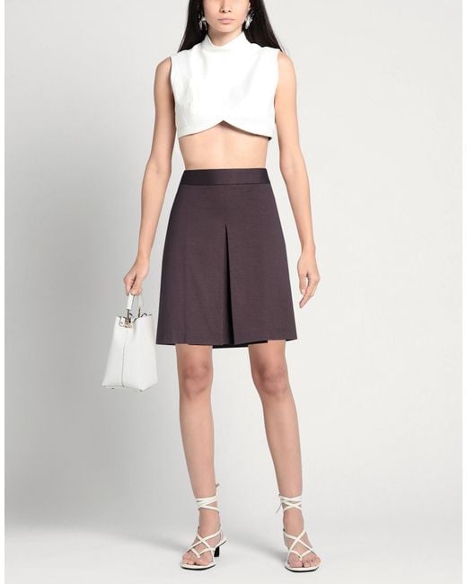 Circolo 1901 Purple Mini Skirt