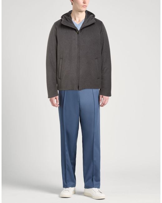 Herno Gray Jacket Cashmere for men