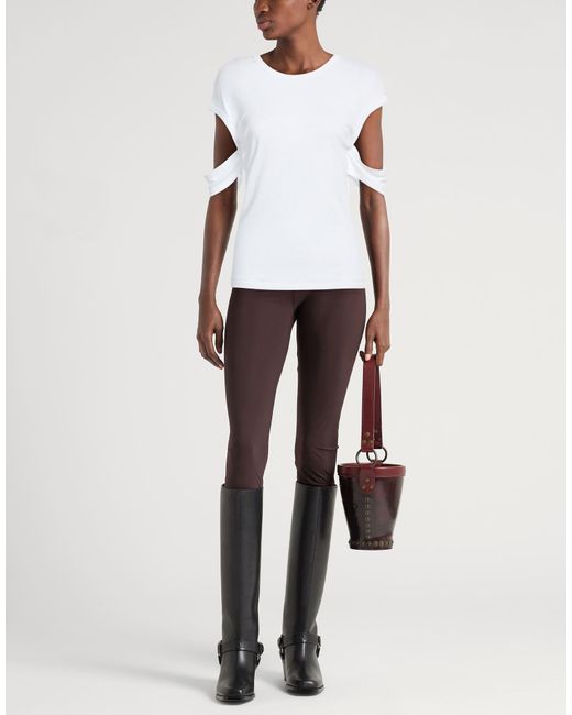Helmut Lang White T-Shirt Pima Cotton, Modal