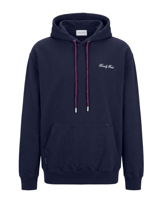 FAMILY FIRST Blue Midnight Sweatshirt Cotton for men