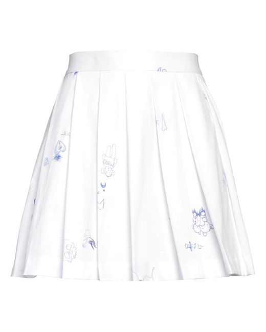 Mini-jupe Vetements en coloris White