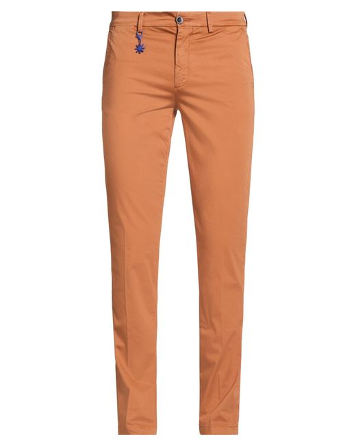 Manuel Ritz Multicolor Pants Cotton, Elastane for men