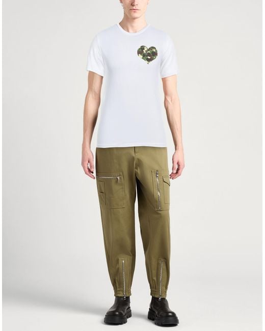 Dolce & Gabbana White T-Shirt Cotton for men