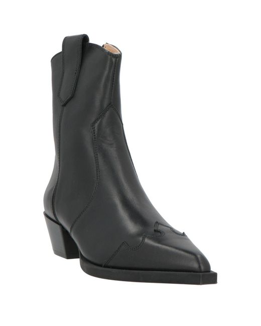 Copenhagen Shoes Black Ankle Boots