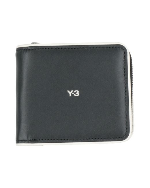 Y-3 Black Wallets for men