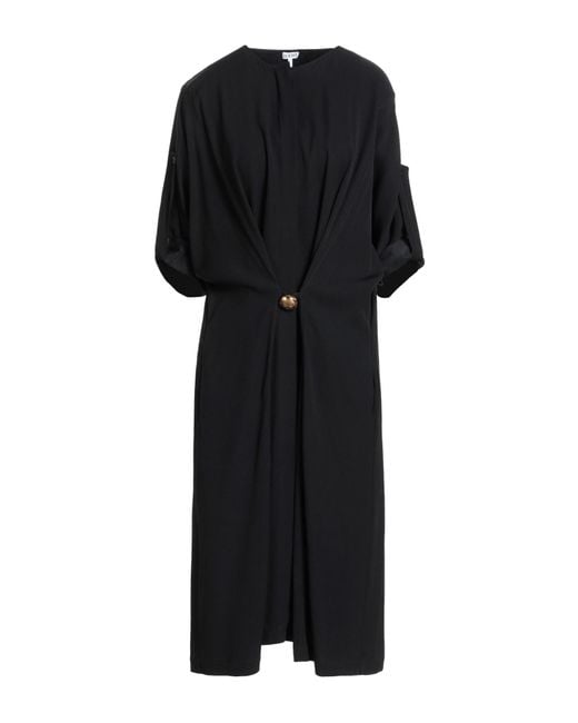 Loewe Black Midi-Kleid