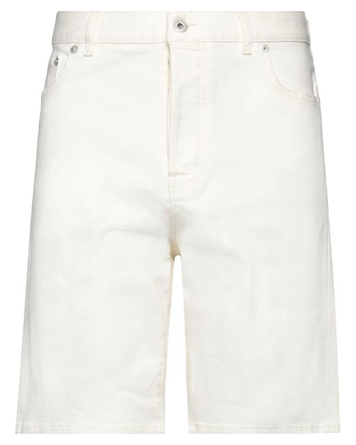 Mens denim hotsell shorts white