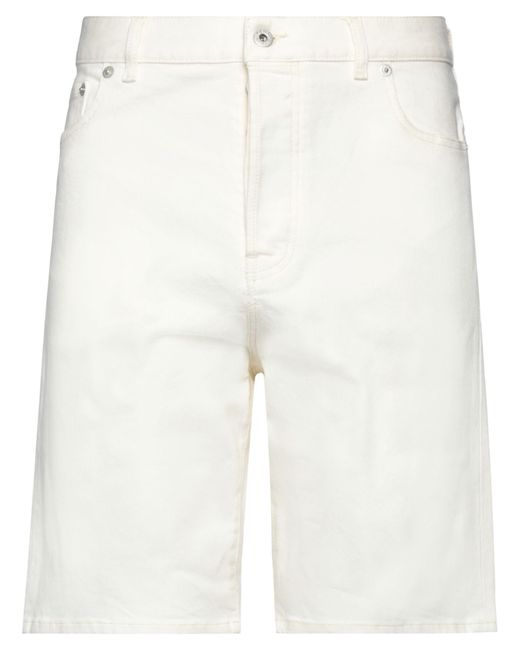 KENZO White Denim Shorts for men