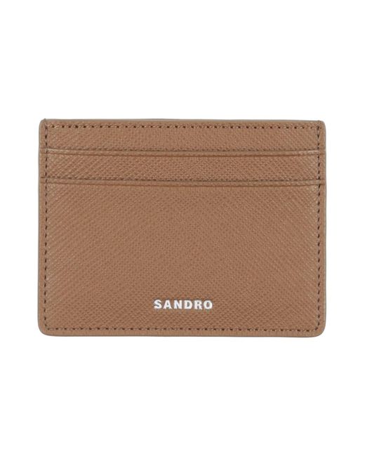 Sandro Brown Cardholder for men