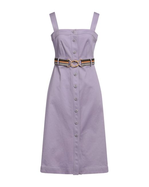Tory Burch Purple Midi Dress