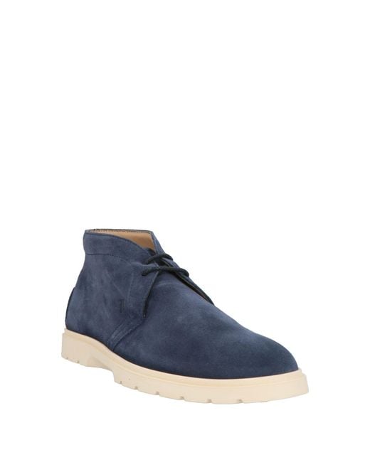 Tod's Blue Ankle Boots for men