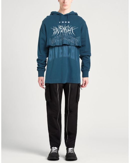 Givenchy Blue Deep Sweatshirt Cotton for men
