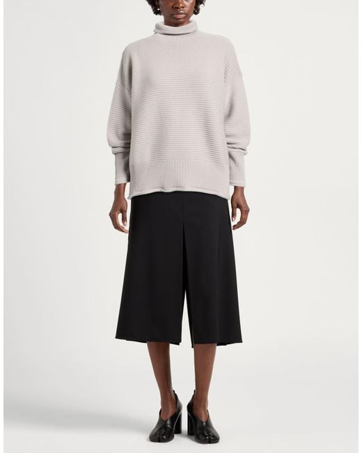 Eleventy White Turtlenecks