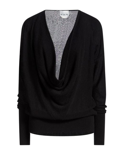 Pullover Sa Su Phi en coloris Black