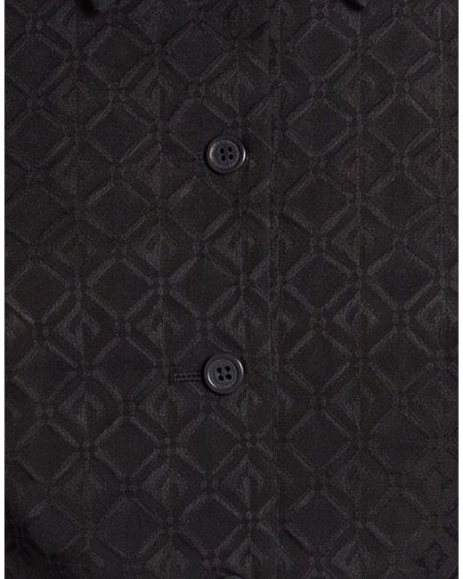 MARINE SERRE Black Jacket Viscose, Wool, Elastane