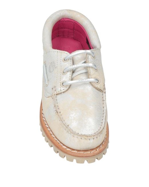 Timberland White Mokassin