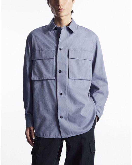 Camisa COS de hombre de color Blue