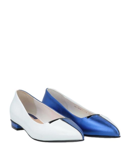 Carlo Pazolini White Ballet Flats Soft Leather