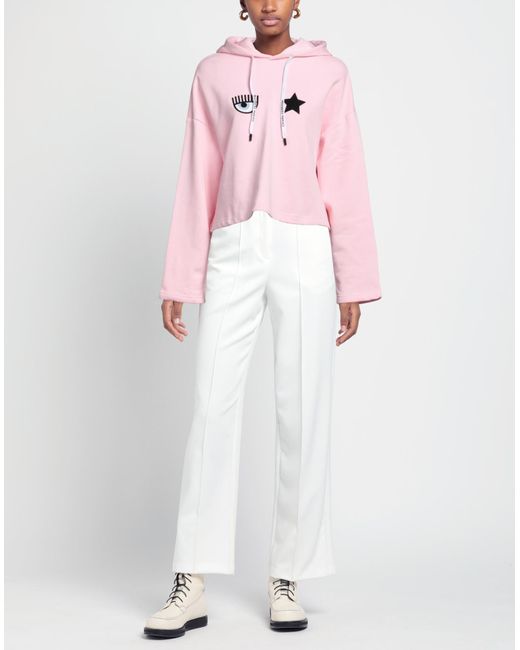 Chiara Ferragni Pink Sweatshirt