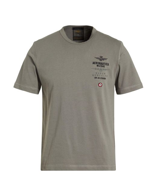 T-Shirt Aeronautica Militare pour homme en coloris Gray