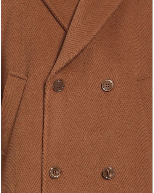 Manteau long Daniele Alessandrini pour homme en coloris Brown