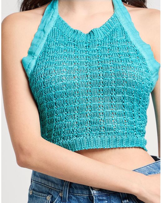 120% Lino Blue Top