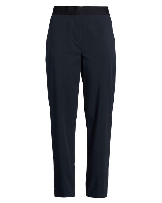 RUE DU BAC Blue Midnight Pants Polyester, Viscose, Elastane