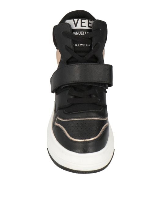 Emanuélle Vee Black Trainers