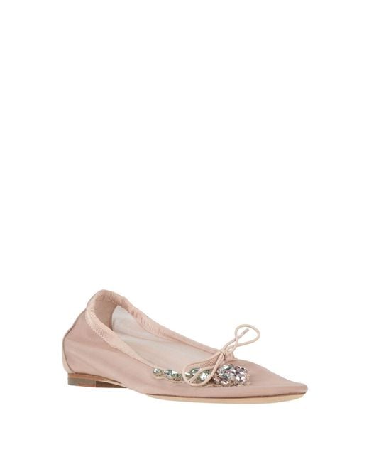 Simone Rocha Pink Ballet Flats