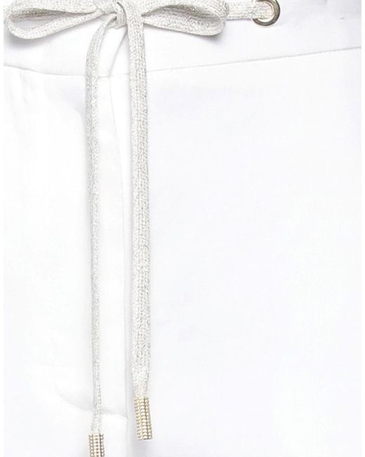 Eleventy White Trouser