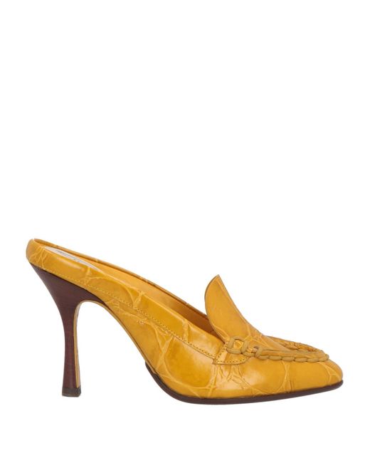 Tod's Natural Mules & Clogs Leather
