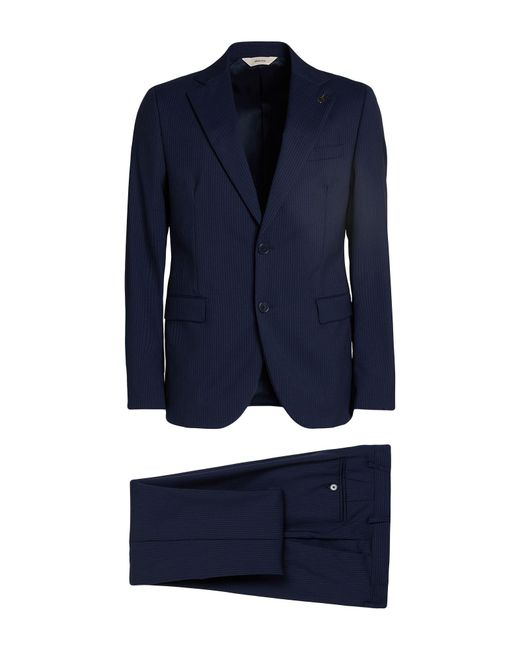Traje Paoloni de hombre de color Blue