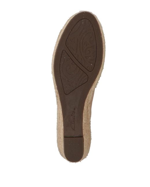Clarks Natural Espadrilles Leather