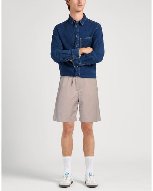 Lardini Gray Shorts & Bermuda Shorts Cotton for men