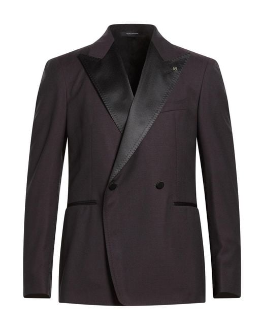 Tagliatore Black Blazer for men