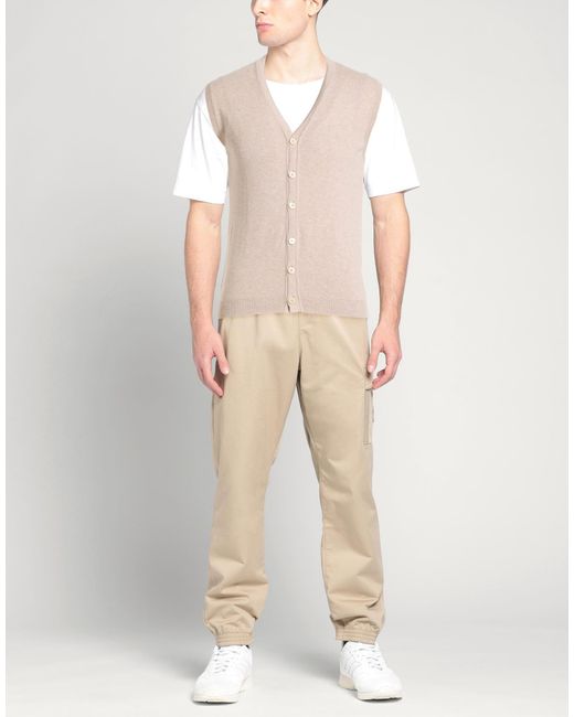 Roda Natural Sand Cardigan Cotton for men