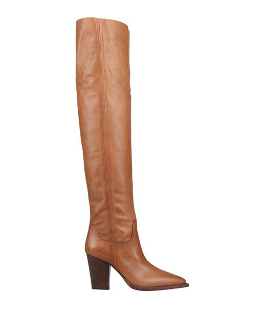 Circus Hotel Brown Knee Boots