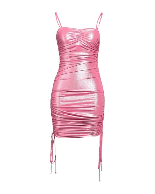 Chiara Ferragni Pink Mini Dress