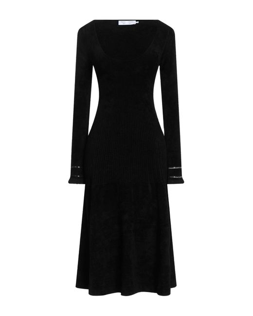 Proenza Schouler Black Midi Dress