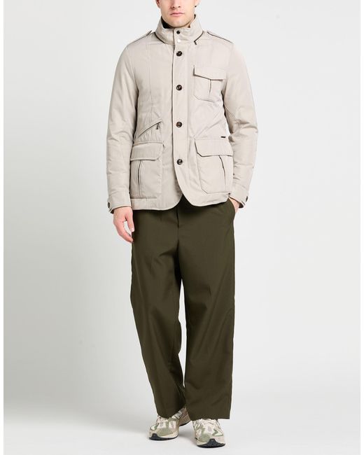 Moorer Natural Sand Puffer Polyester, Cotton for men