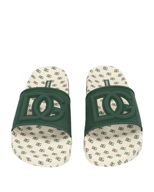 Dolce & Gabbana Green Sandals for men