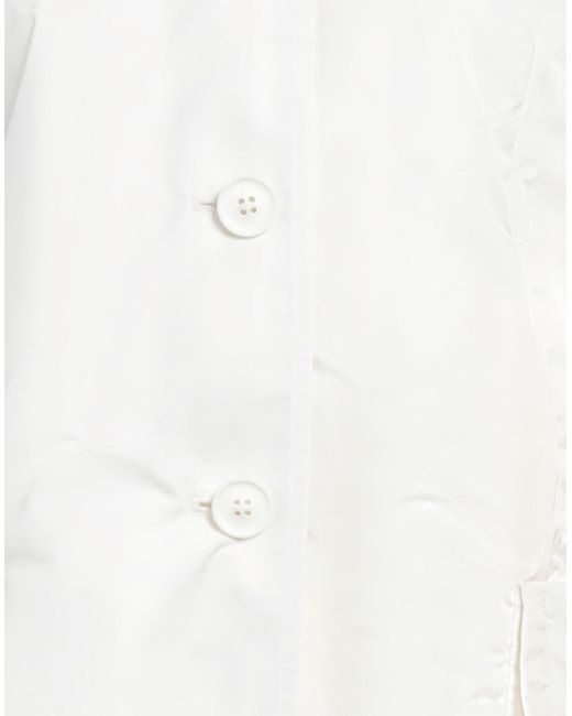 Cinzia Rocca White Overcoat & Trench Coat