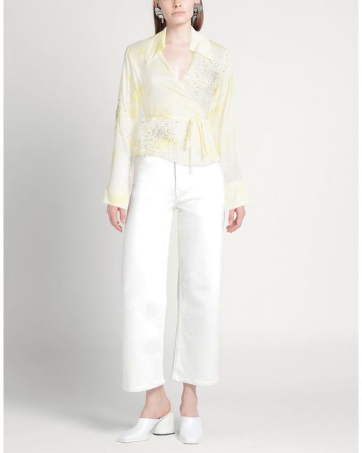DES_PHEMMES White Top Viscose, Polyester, Glass, Metal