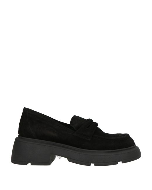 ALBACHIARA Black Loafers Leather