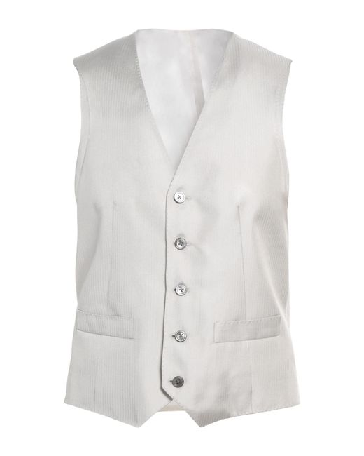 Corneliani White Waistcoat for men