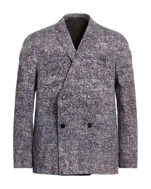 Kris Van Assche Gray Midnight Blazer Cotton for men