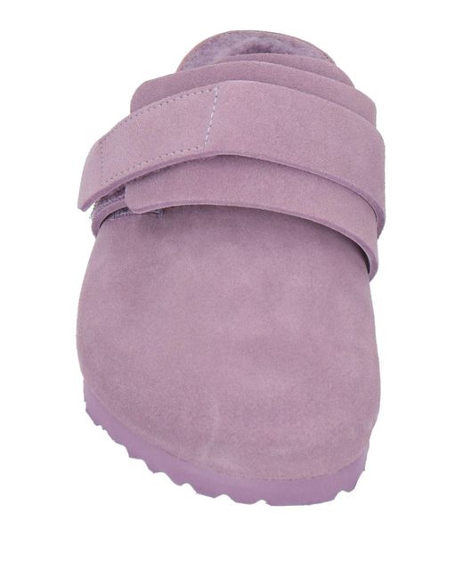 Birkenstock x Tekla Purple Mules & Clogs